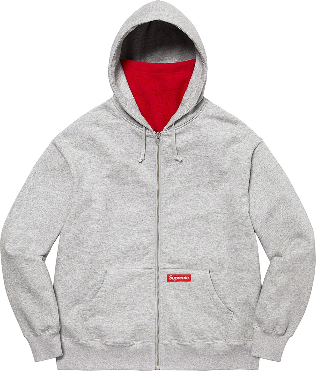 Double Hood Facemask Zip Up Hooded Sweatshirt view 14
